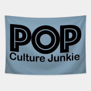 Pop Culture Junkie Logo Tapestry