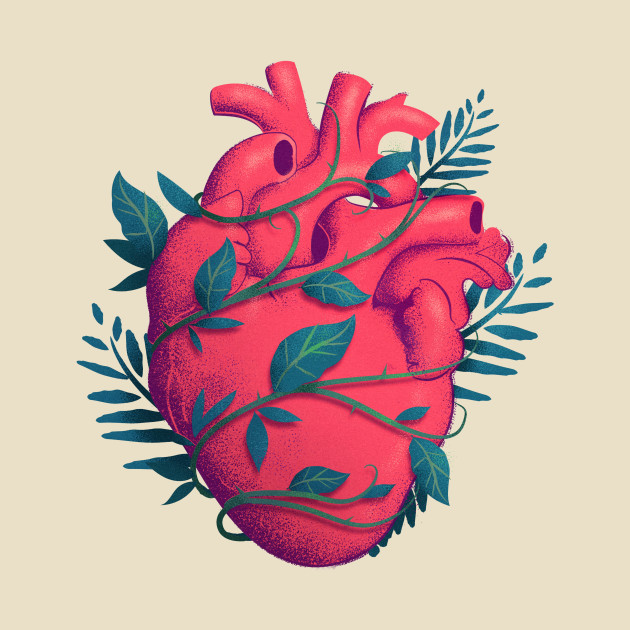 Anatomical Heart With Heartstopper Leaves by Mrkedi