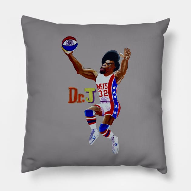 Dr. J Pillow by SPINADELIC