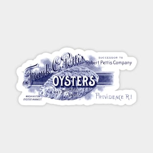 19th C. Oysters for Sale Magnet