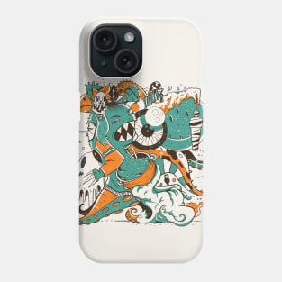 Cool Monster Cartoon Illustration Phone Case