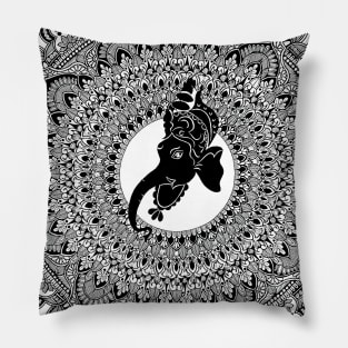 Ganesha Mandala Pillow