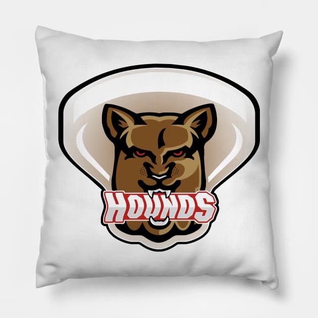 Baskerville Elementary Hounds Pillow by a_man_oxford