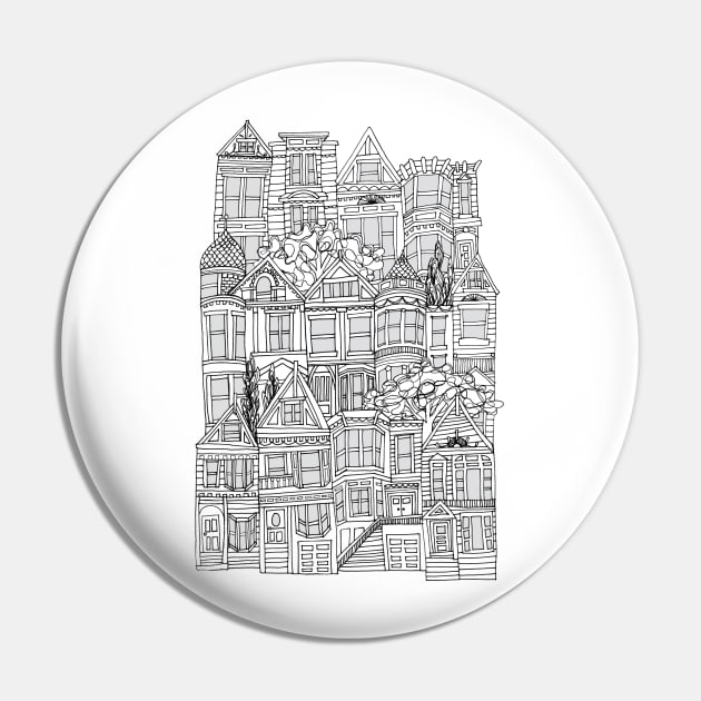 San Francisco Pin by InkedinRed