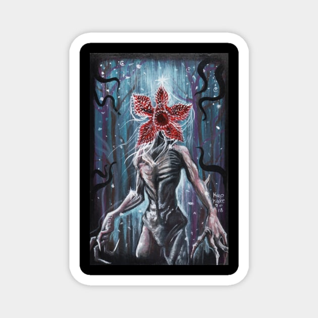 Stranger Things Demogorgon Magnet by KupKake1313