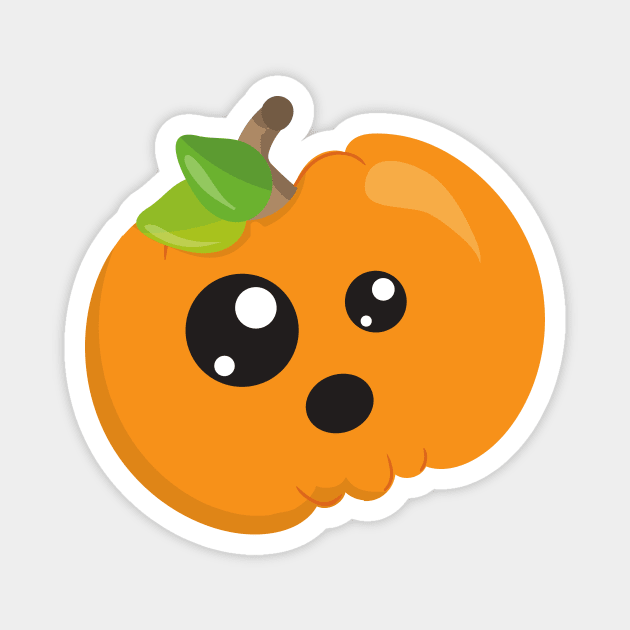 Halloween Pumpkin, Orange Pumpkin, Trick Or Treat Magnet by Jelena Dunčević