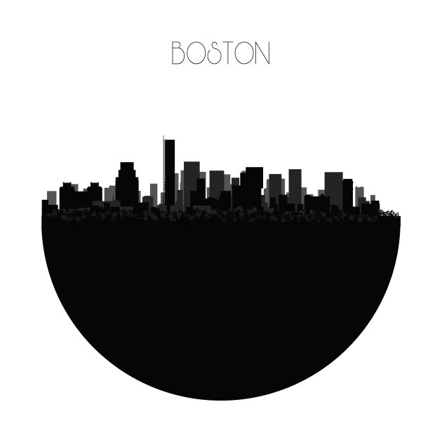 Boston Skyline by inspirowl