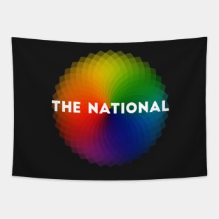 The National Band Logo Colour Wheel Tapestry