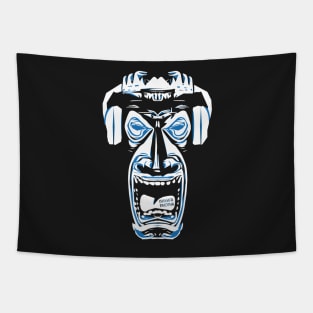 Hawaiian Tiki DJ Design Tapestry