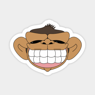 Monkey happy citzen Magnet