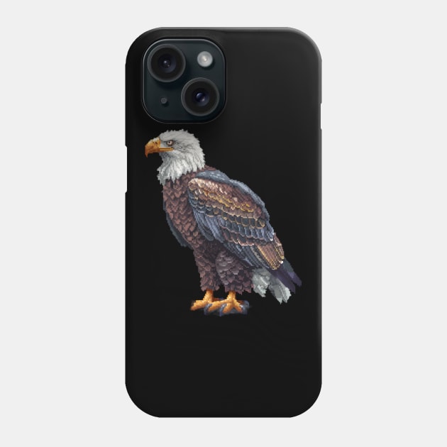 16-Bit Eagle Phone Case by Animal Sphere