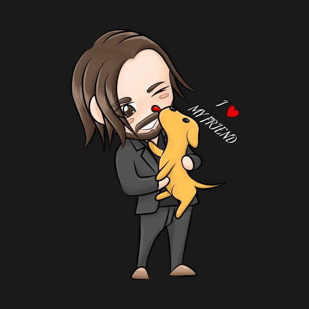 John Wick Kawaii by dhemsifree