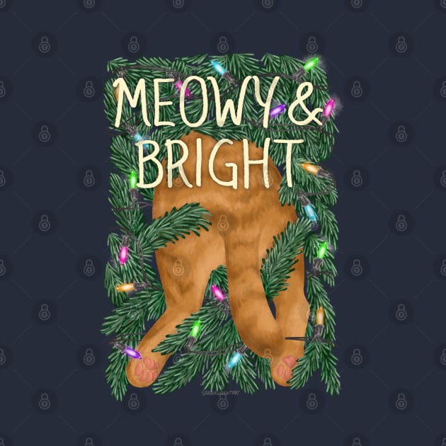 Meowy and Bright by SarahWrightArt