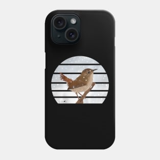 Wren Winter Snow Bird Watching Birding Ornithologist Gift Phone Case