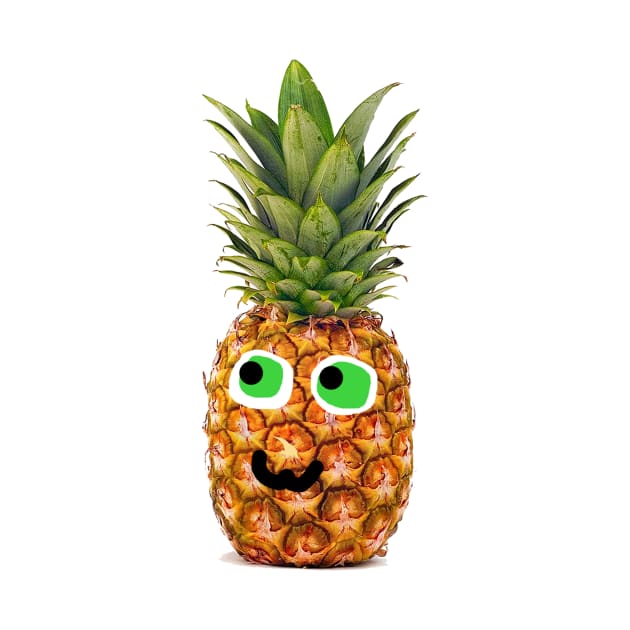 Pineapple with face by TeeMax