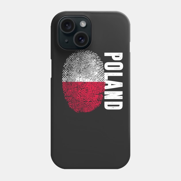 Poland Flag Fingerprint My Story DNA Polish Phone Case by Your Culture & Merch