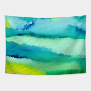 Abstract Watercolour Landscape Wall Art Tapestry