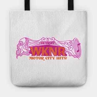 Retro WKNR FM / Detroit Rock Radio Station Tote