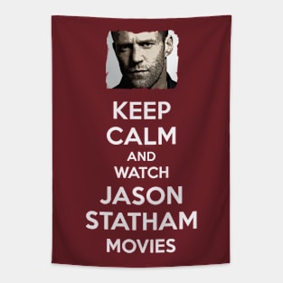 Keep Calm and watch Movies Tapestry