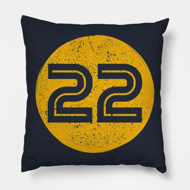 Twenty 2 Pillow by Worldengine