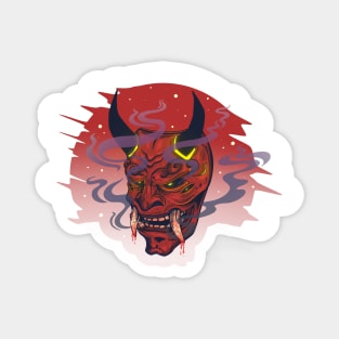 Japanese Demon Mask Magnet