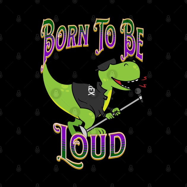 T-Rex Dinosaur Singing – Born To be Loud by RockReflections