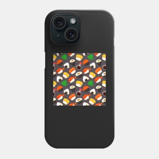 sushi pattern japanese food Phone Case