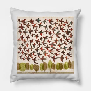 Flying Birds Pillow