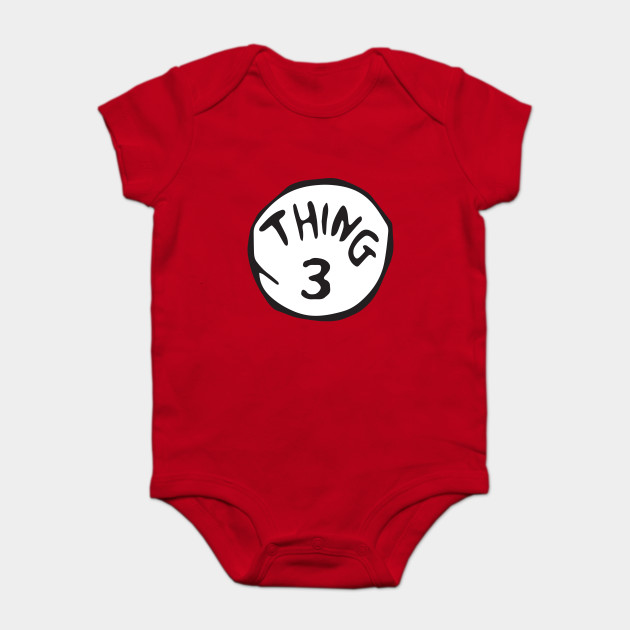 Thing 3 Inspired By Dr Seuss Cat In The Hat For Children And Kids