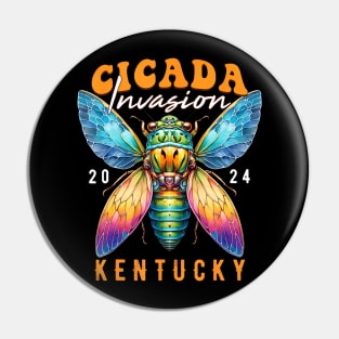 Cicada Invasion Kentucky 2024 Insect Broods Xix And Xiii Pin