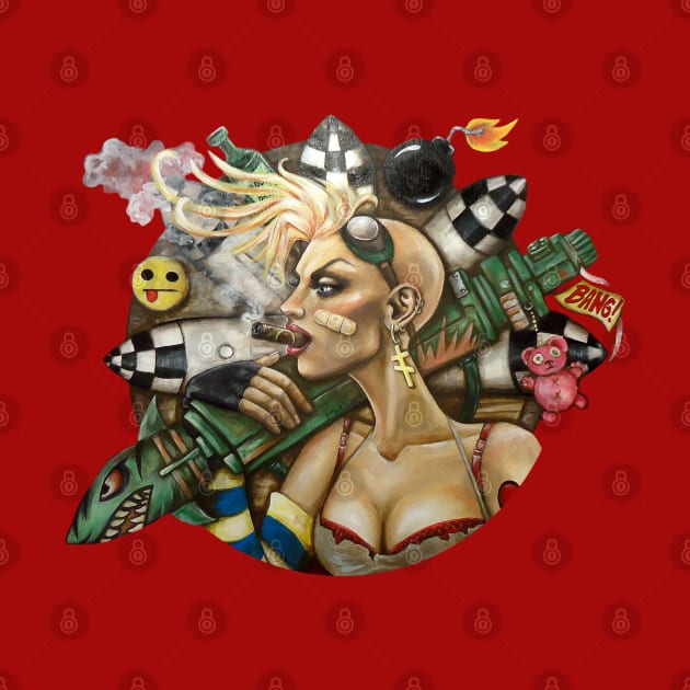 Tank Girl Nouveau by The Art of Megan Mars