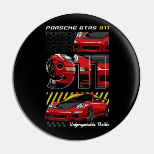 Porsche 911 GT3 RS Sports Car Pin