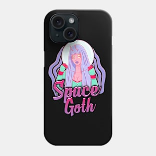 Sexy Space Goth Girl Phone Case