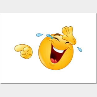 Funny laugh emoji Poster for Sale by Nature Design's