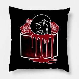 Death Cake | birthday cake | Decoration | roses | Halloween Pillow