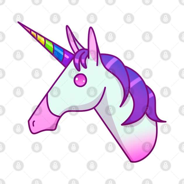 Unicorn emoji by 2dsandy