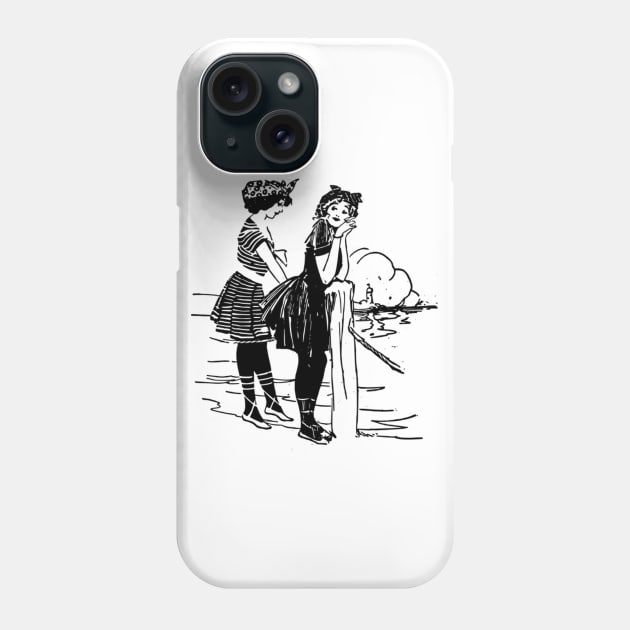 Ladies at the pier Phone Case by Redbooster