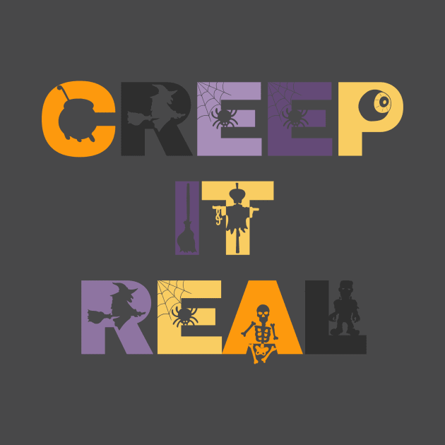 Creep it real scary halloween design by Edgi