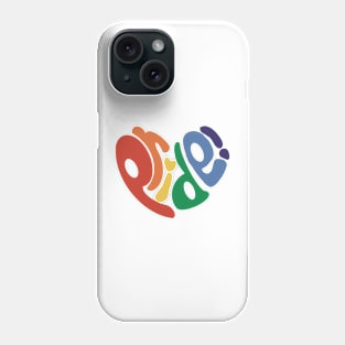 pride heart Phone Case