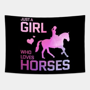 horse girl Tapestry