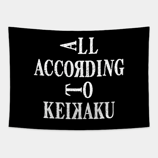 All According To Keikaku Tapestry by rainoree