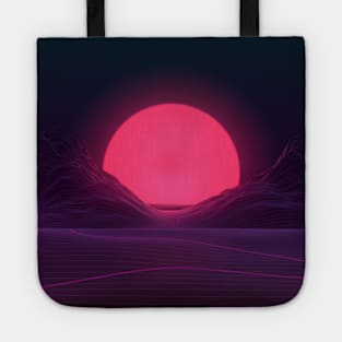 Neon Sunset Tote