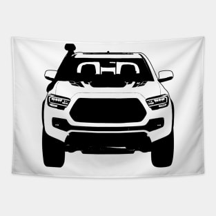 Toyota Tacoma Sketch Art Tapestry