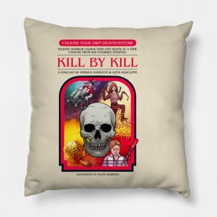 Kill By Kill's Choose Your Own Deathventure Pillow