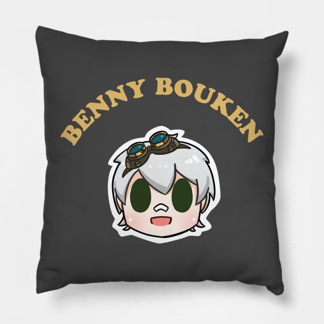 Genshin Impact Benny bouken Pillow by Oricca