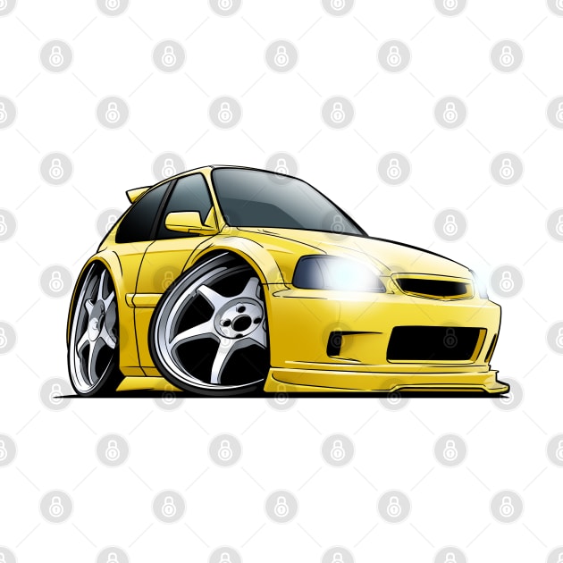 Honda Civic EK by killustrator