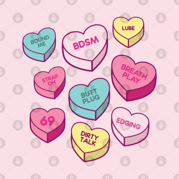 BDSM Candy Hearts by Hixon House