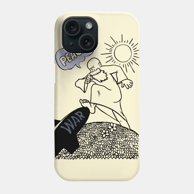 Peace - Anti War, Anti Imperialist, Propaganda Phone Case by SpaceDogLaika