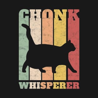 Chonk Whisperer Chonk Scale Cat Meme Memes T-Shirt