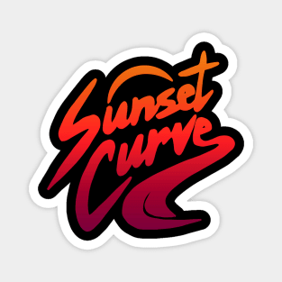 sunset curve Magnet